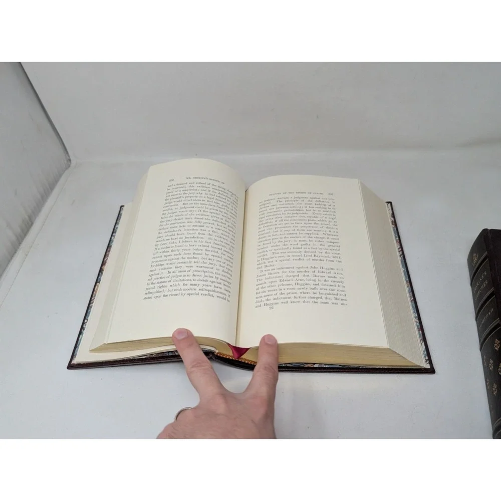Erskine's Speeches Vol 1, 2, 3, & 4‎ Special Editions Legal Classic Library 1984